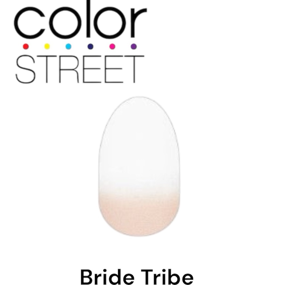 3 FOR $35: COLOR STREET Nail Strips - Bride Tribe